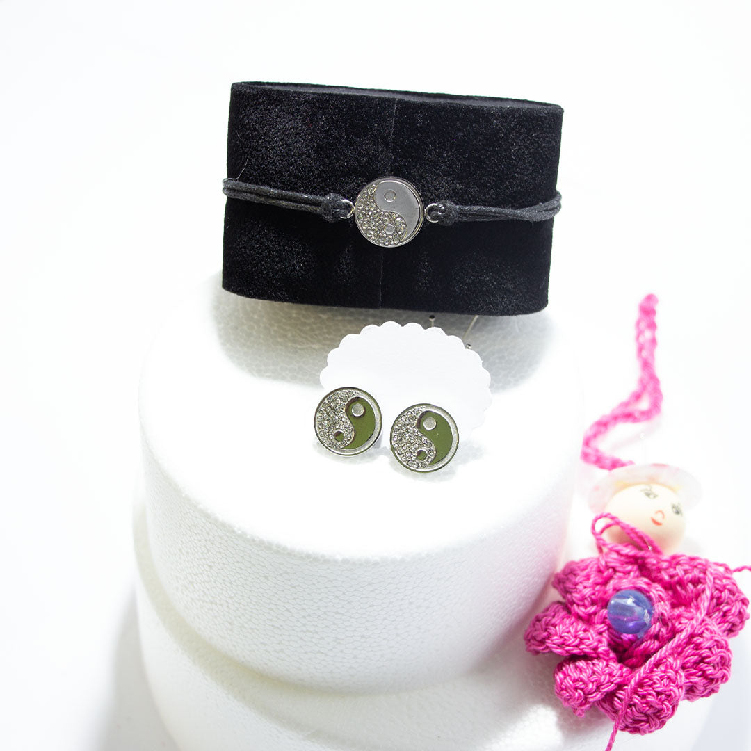 Yin Yang + Armband Leder