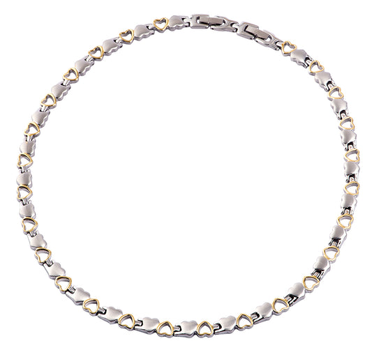 Collier Herz bicolor