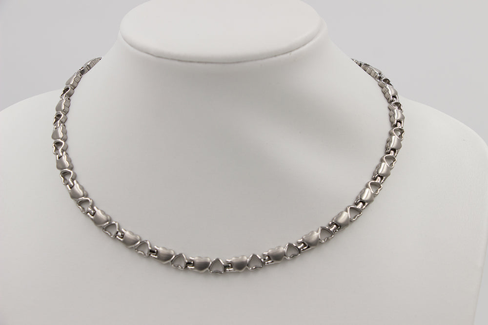 Magnet - Collier Herz Edelstahl