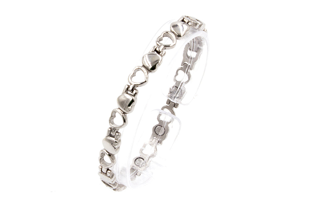 Magnetarmband Herz Edelstahl