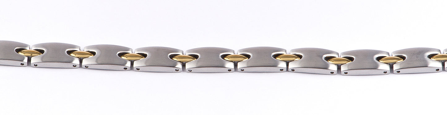 Magnetarmband bicolor für Herren