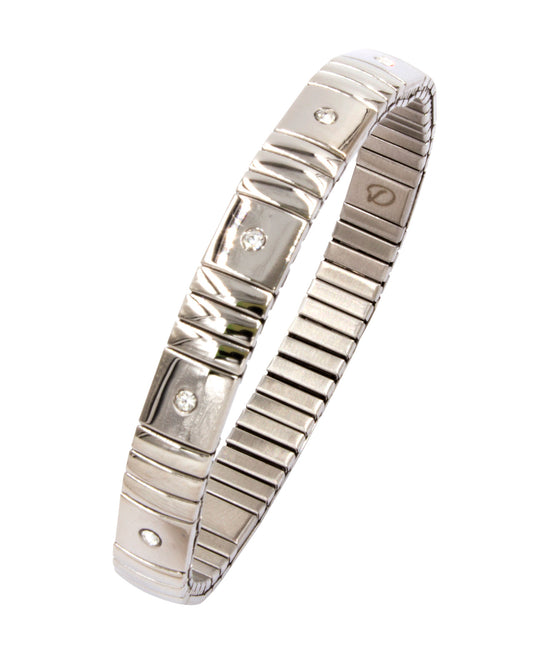 Magnet - Armband Edelstahl - Stein D-0105