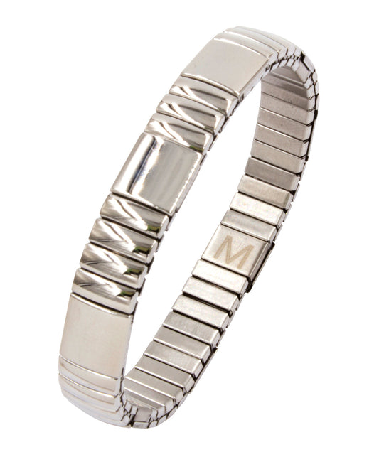 Magnetarmband  Flexi Edelstahl breit