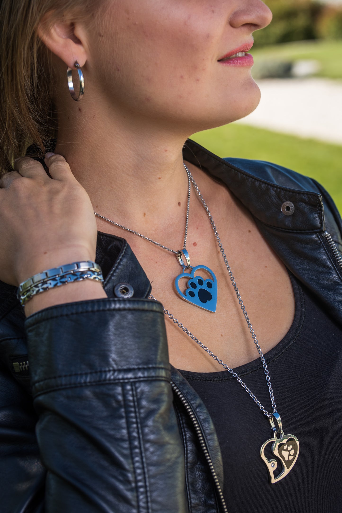 Magnet - Creolen Edelstahl