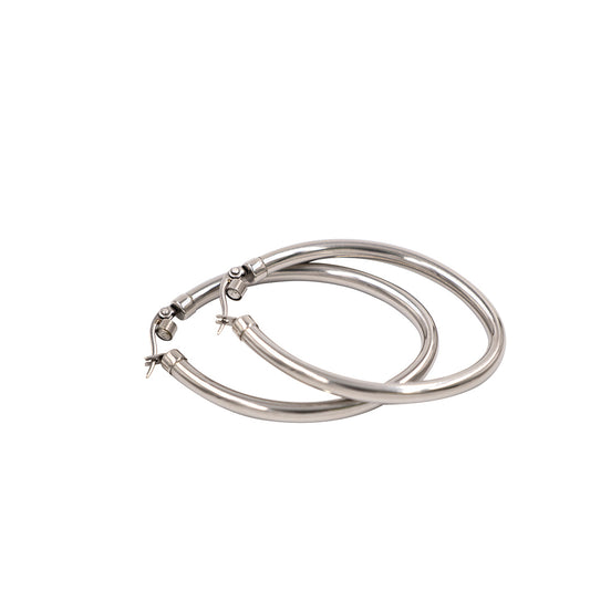 Magnet - Creolen silber