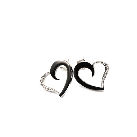 Magnet - Ohrstecker schwarz