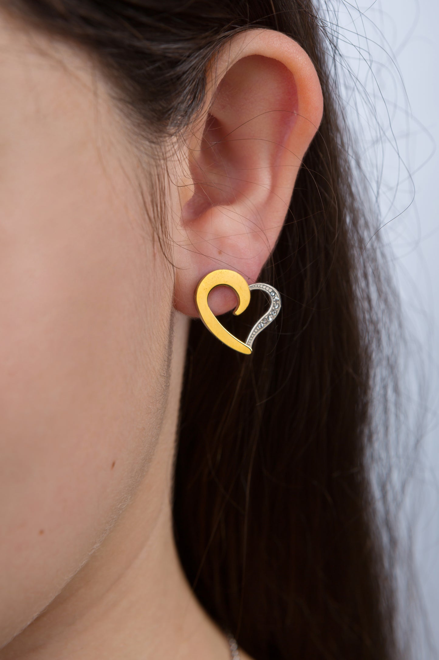 Magnet - Ohrstecker vergoldet