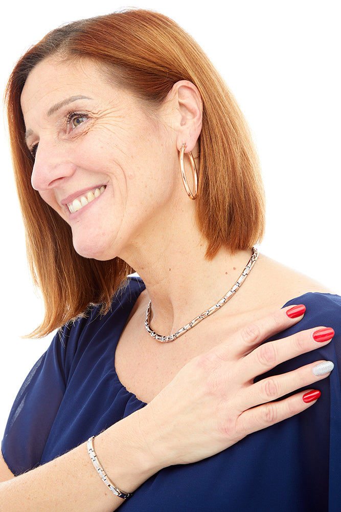 Magnet - Collier rose