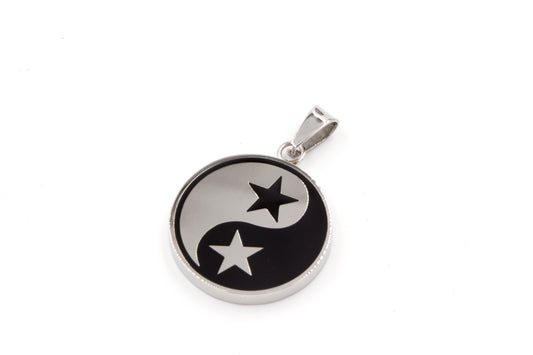 Magnet - Anhänger Yin Yang Sterne