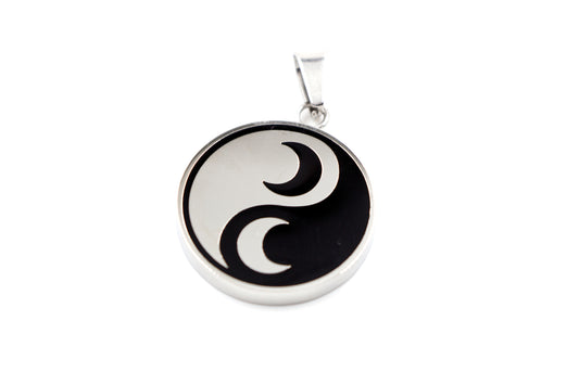 Magnet - Anhänger Yin Yang Mond