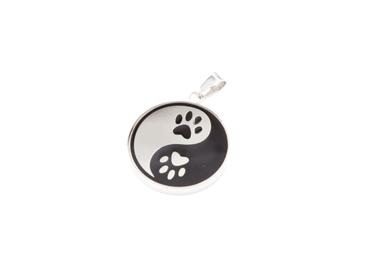 Magnet - Anhänger Yin Yang Pfote