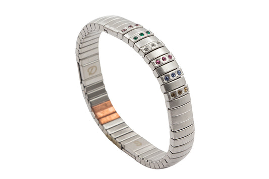 Magnetarmband mit bunten Steinen