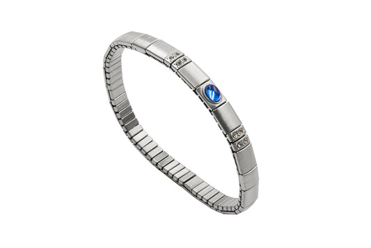 Magnetarmband Flexi mit blauem Stein