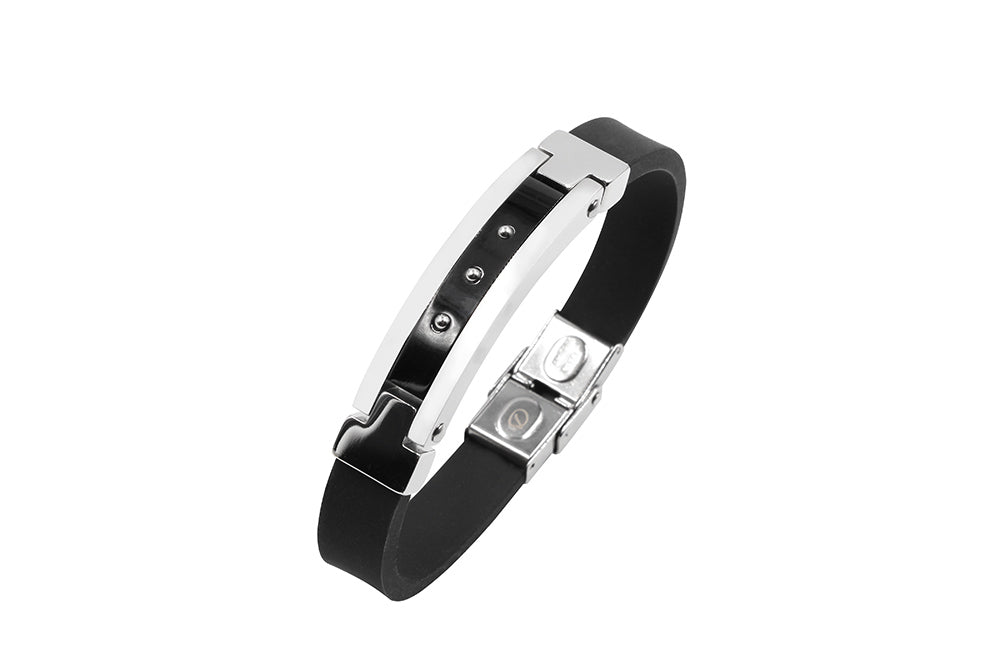 Herrenmagnetarmband Silicon D-0199