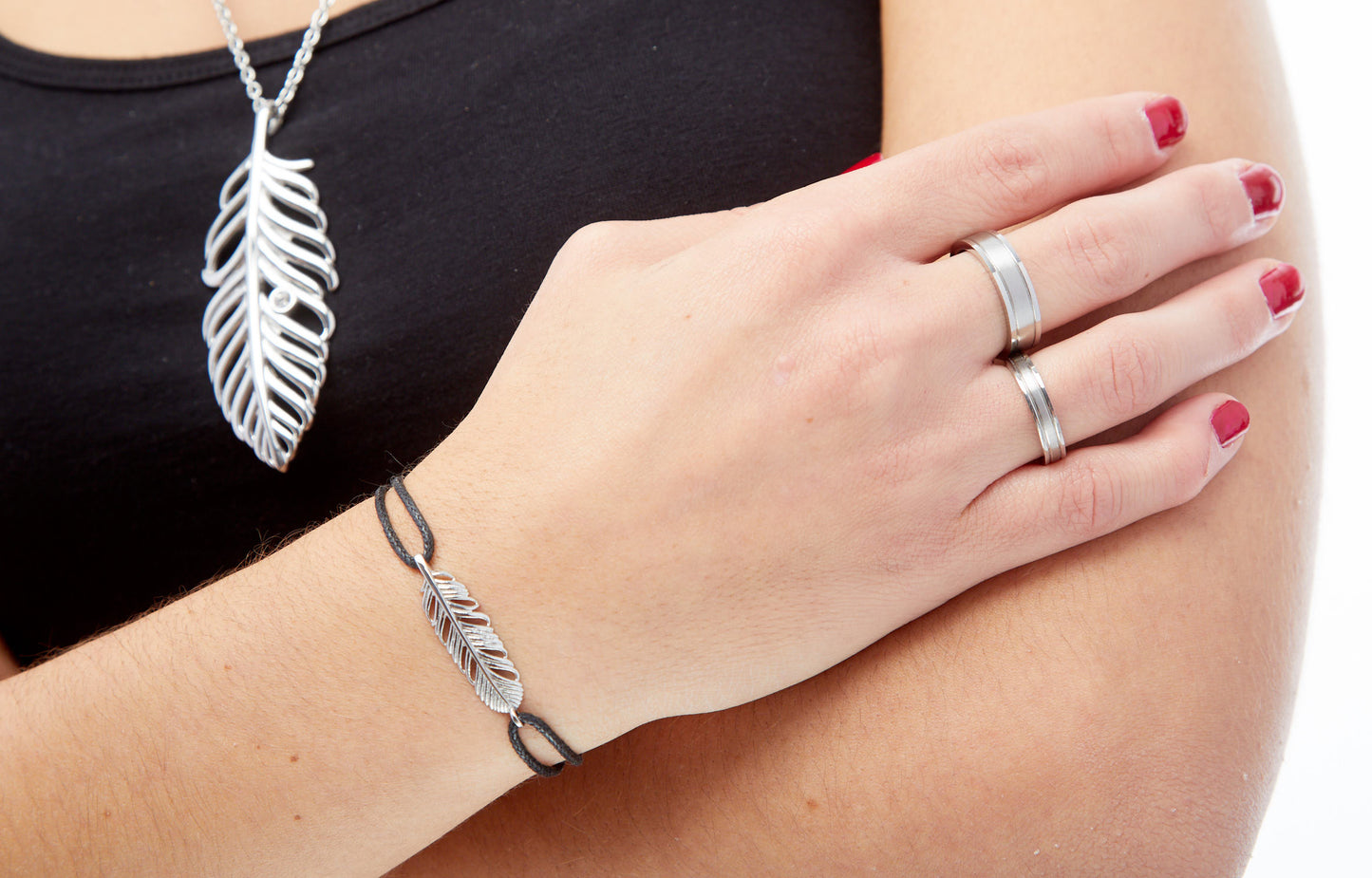 Magnetarmband Feder