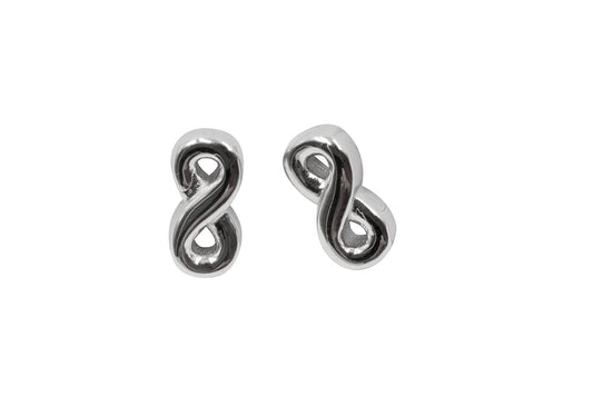 Magnet - Ohrstecker silber