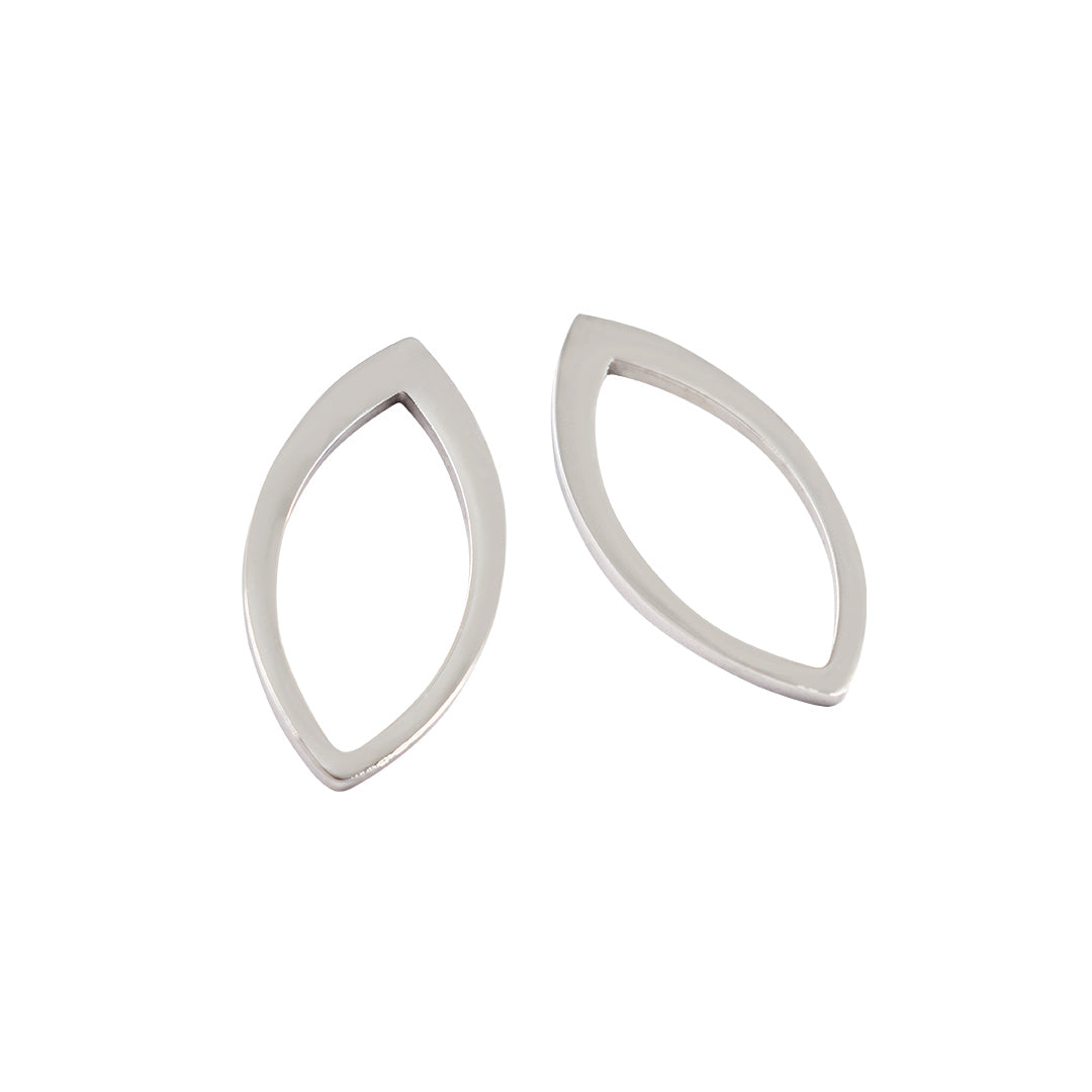 Magnet - Ohrstecker silber