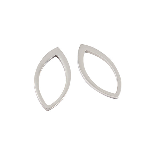 Magnet - Ohrstecker silber