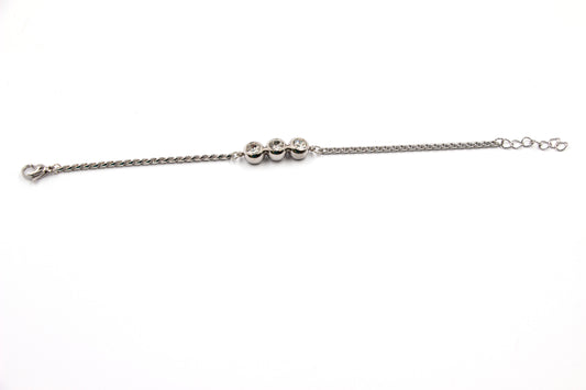 Magnetarmband mit 3 Steinen