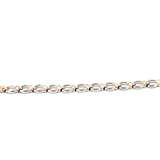 Magnetarmband mit Steinen rose