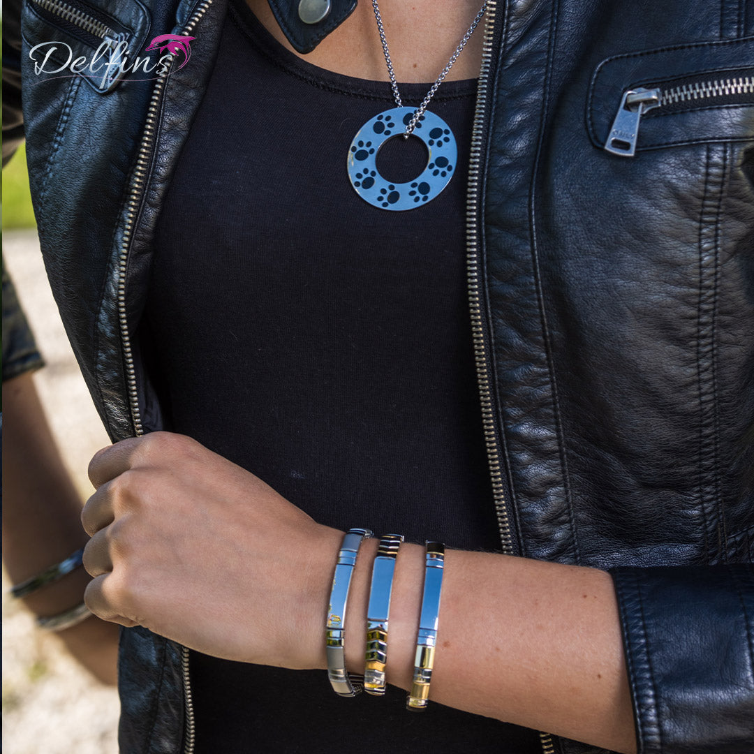 Magnetarmband Flexi Edelstahl