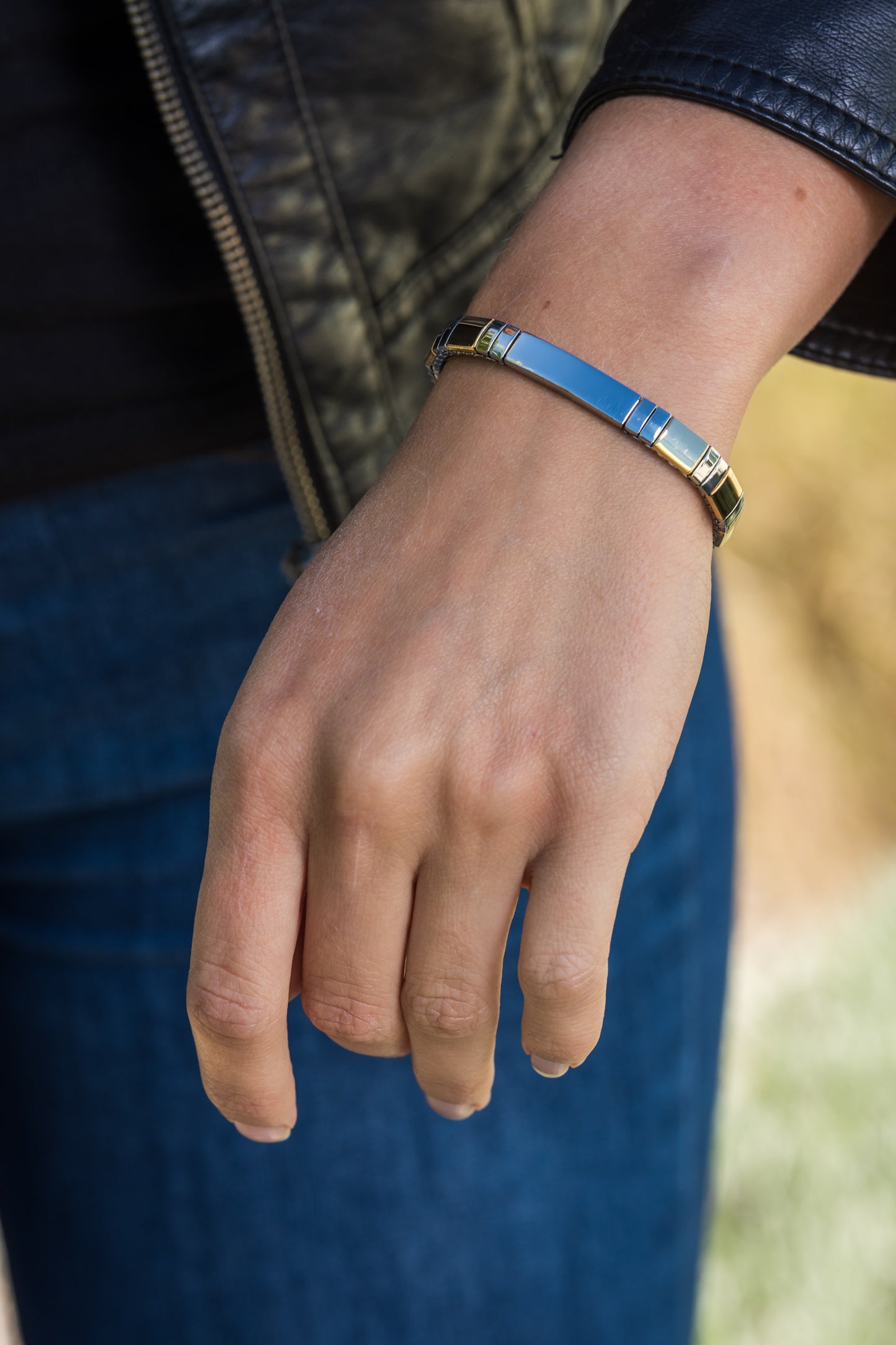 Magnetarmband Flexi mit Goldelemente