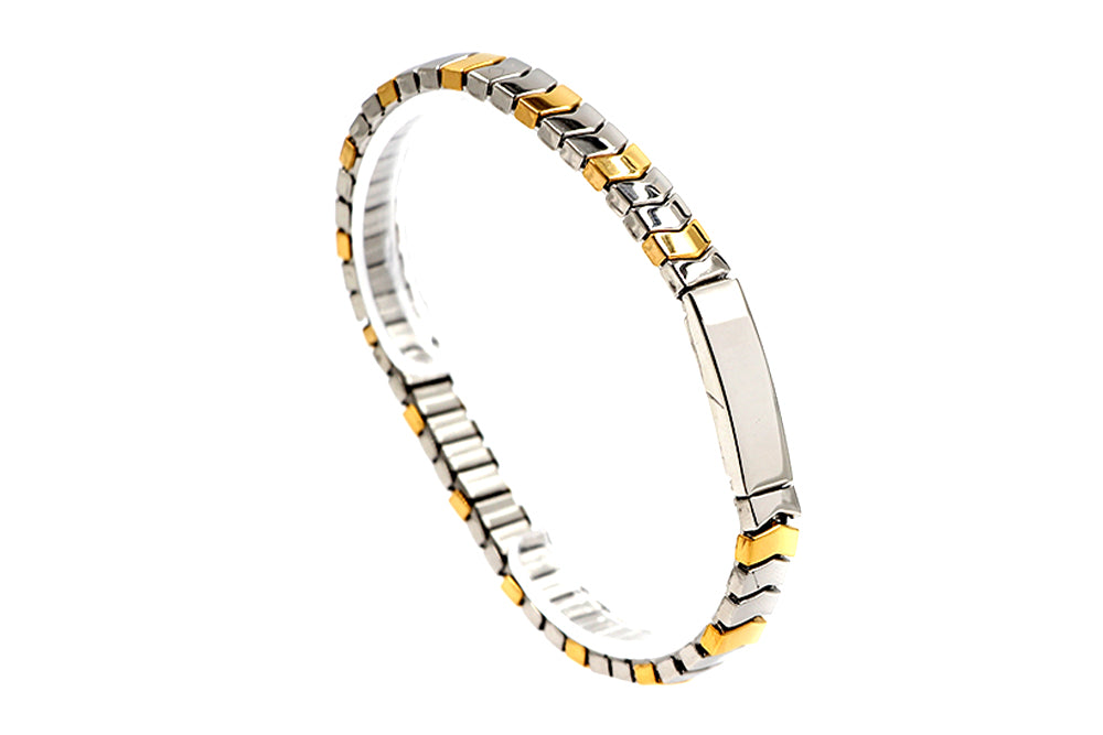 Magnetarmband Flexi vergoldet D-0252