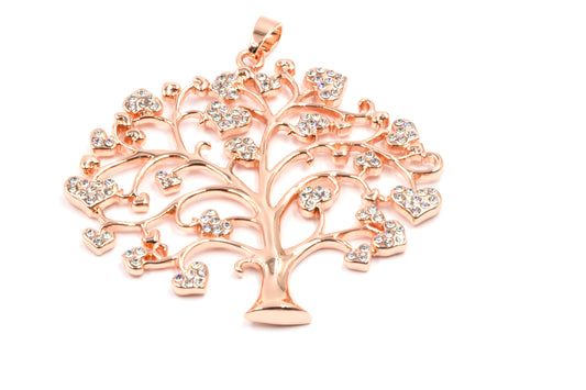 Magnet - Anhänger Baum rose