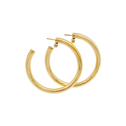 Magnet - Ohrstecker gold