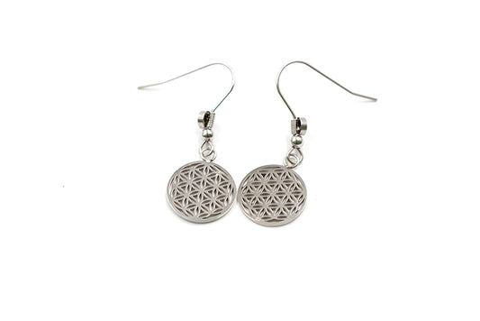 Magnet - Ohrschmuck Lebensblume klein