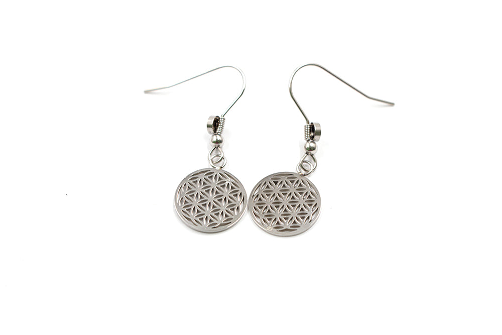 Magnet - Ohrschmuck Lebensblume groß