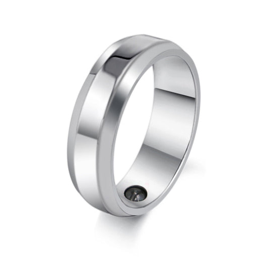 Ring ohne Magnet glänzend