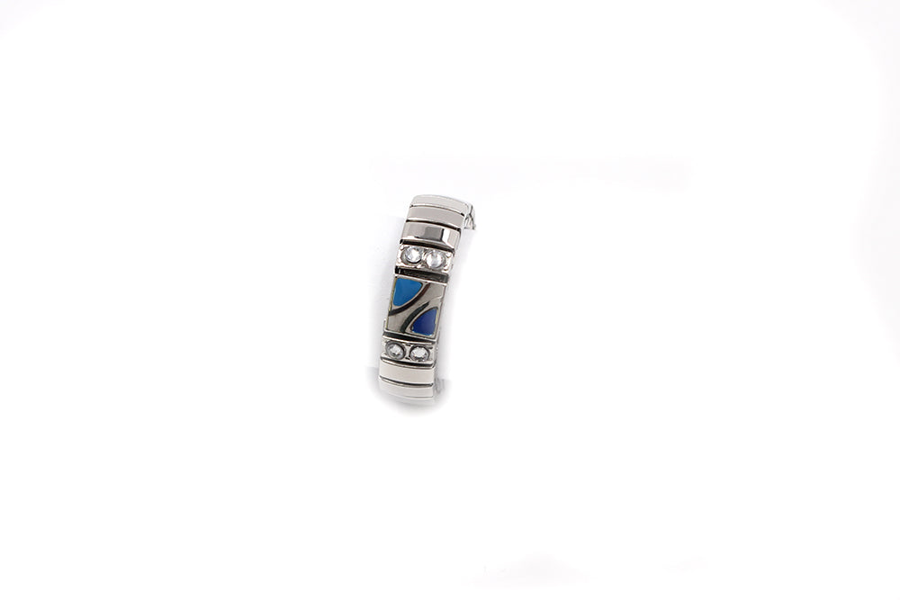 Armband+Ring - Set blau