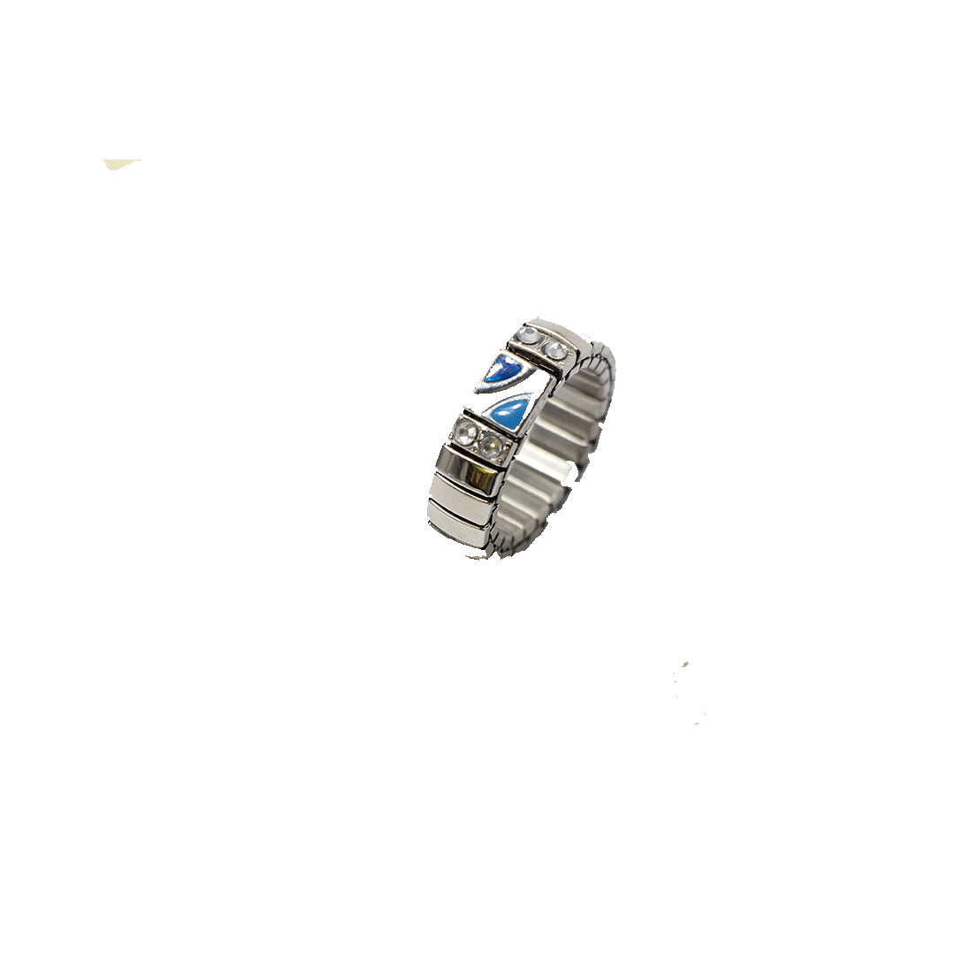 Magnet - Ring flexi blau D-0340
