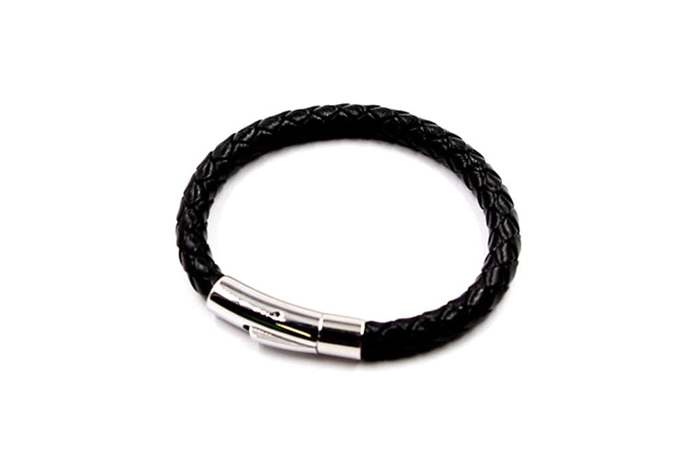 Herrenmagnetarmband Leder D-0402