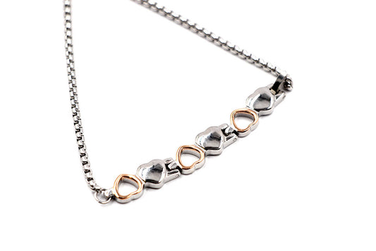 Magnetarmband mit Herz rose