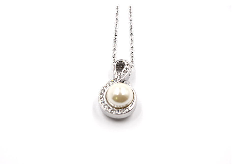 Magnet - Anhänger + Kette mit Perle D-0500