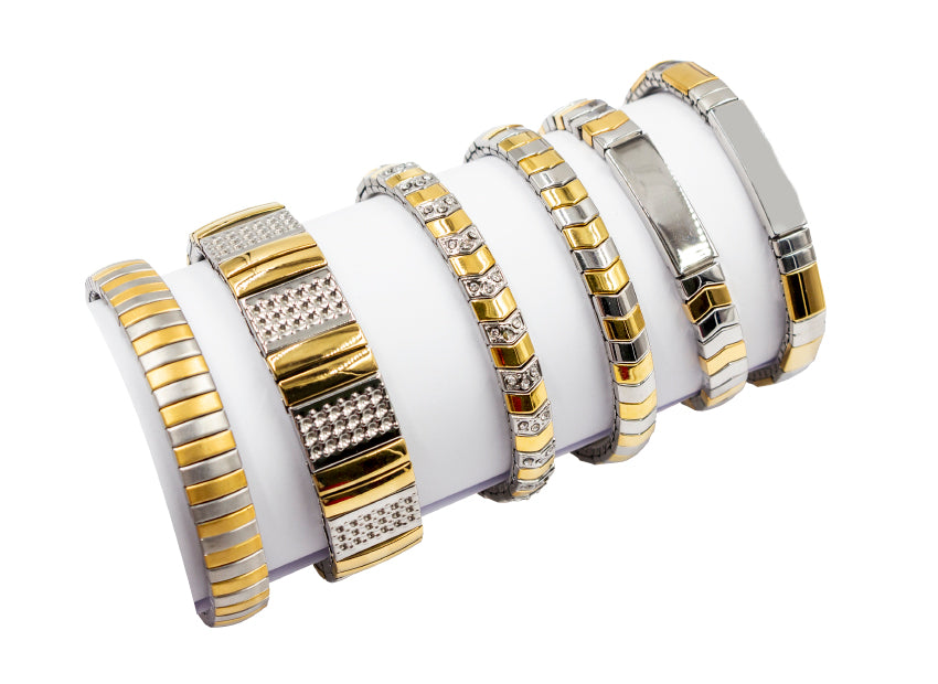 Magnetarmband Flexi Bicolor breit