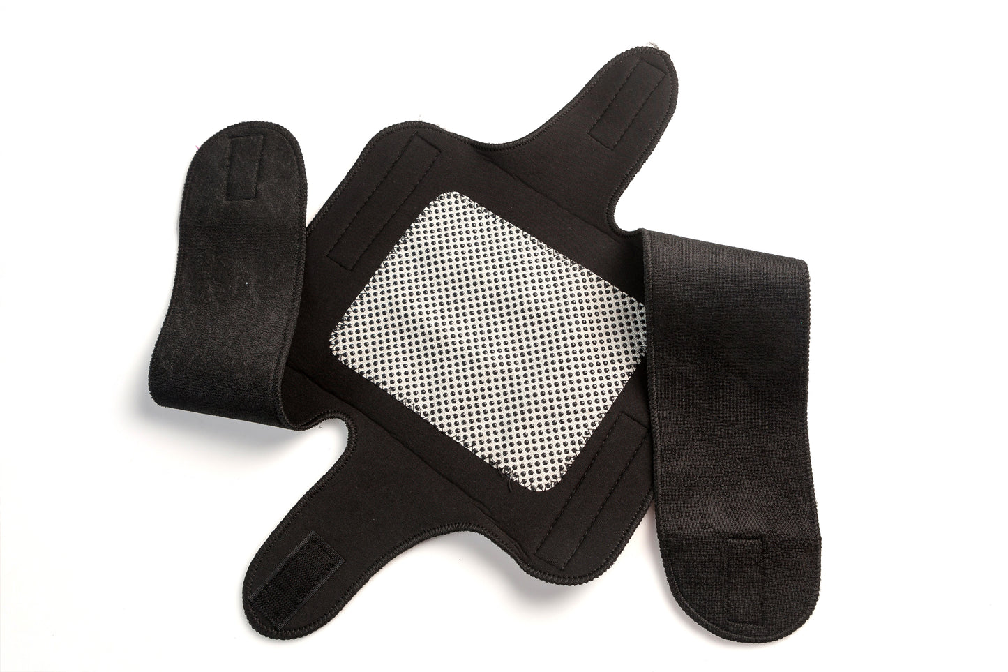 Kniebandage schwarz mit Magnet -Turmalin B-08