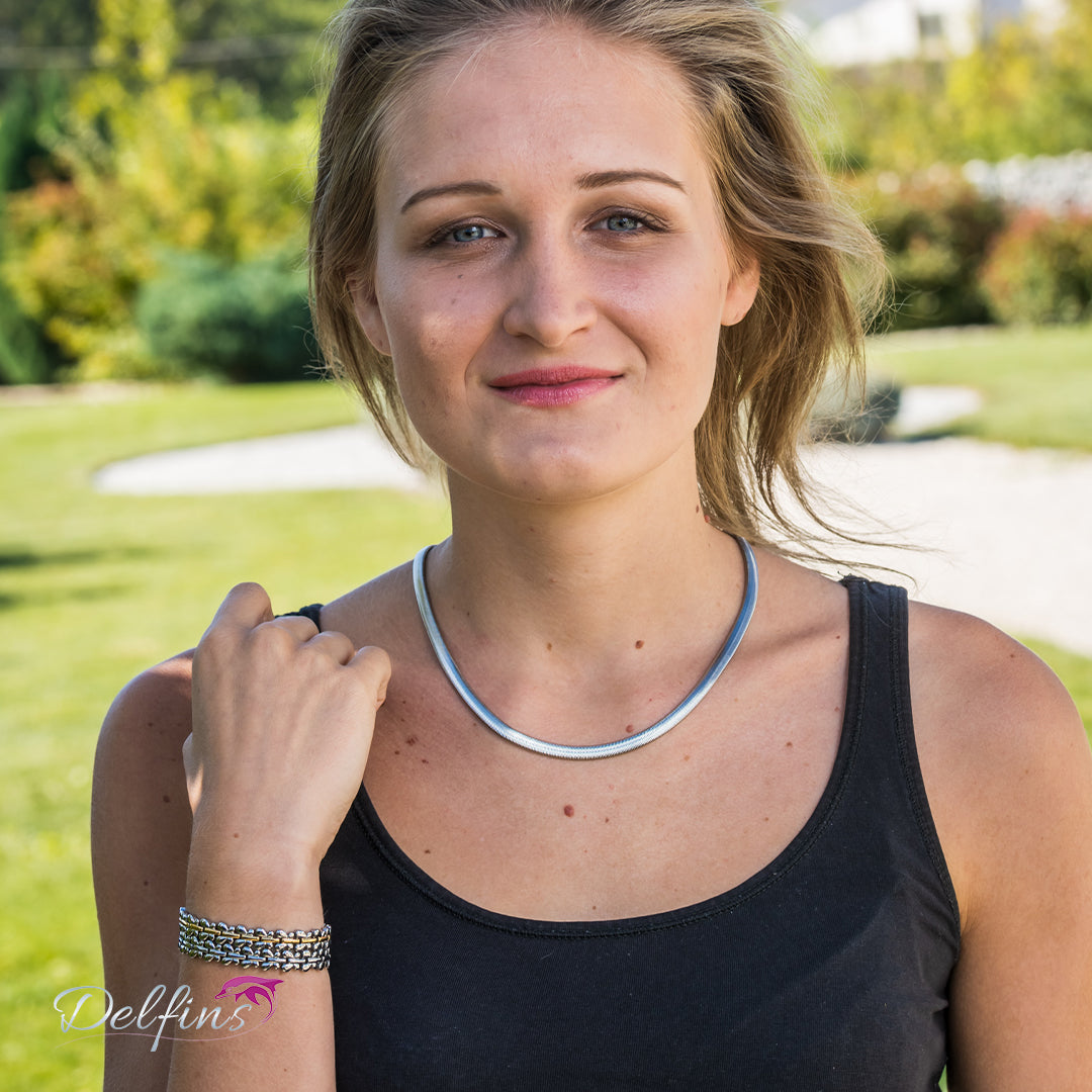 Halskette Edelstahl mit und ohne Magnet