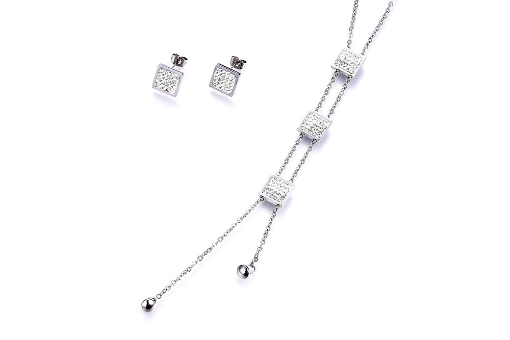 Anhänger - Kette und Ohrstecker