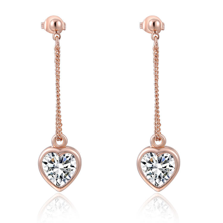 Anhänger mit Kette und Ohrstecker