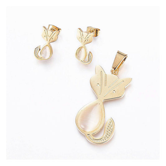 Anhänger und Ohrstecker