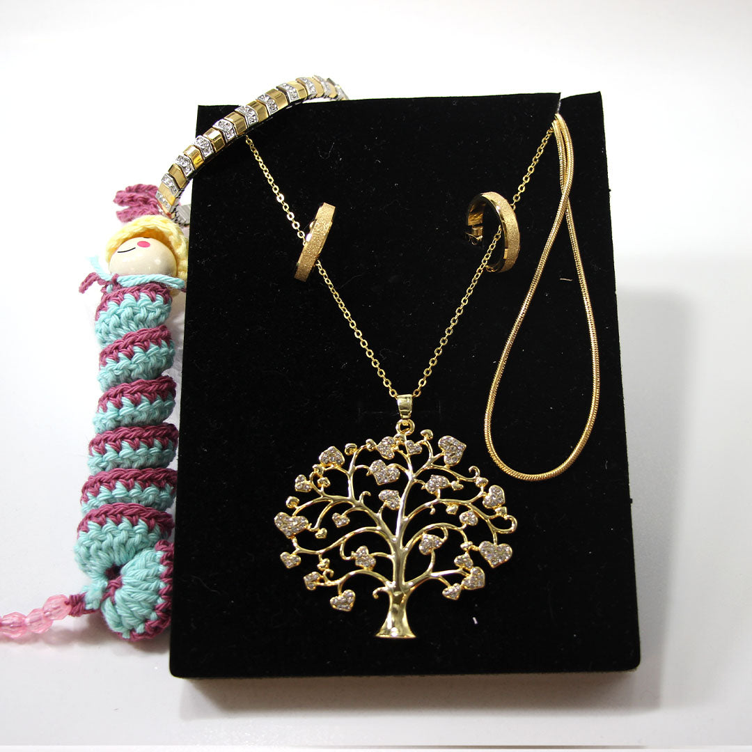 Lebensbaum Set gold