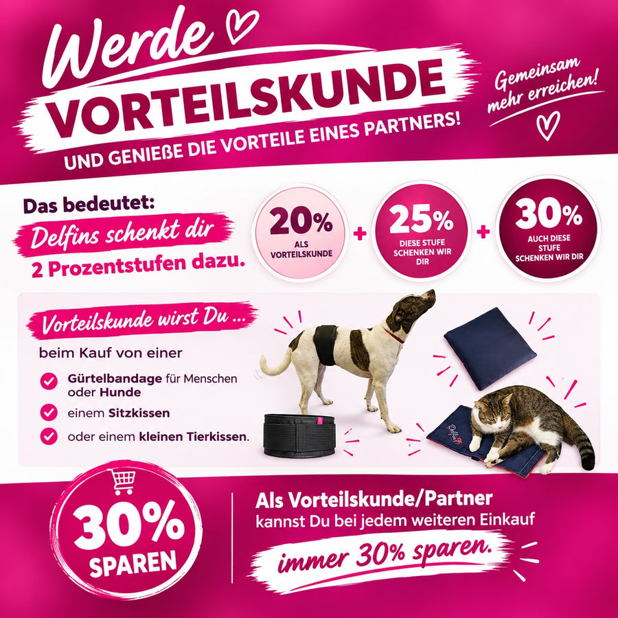 Werde Vorteilskunde – immer 30 % sparen