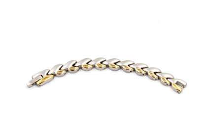 Magnet - Collier Blatt bicolor