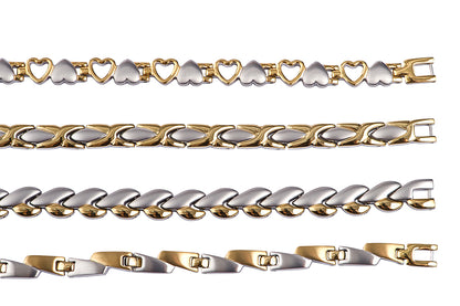 Magnetarmband Herz bicolor
