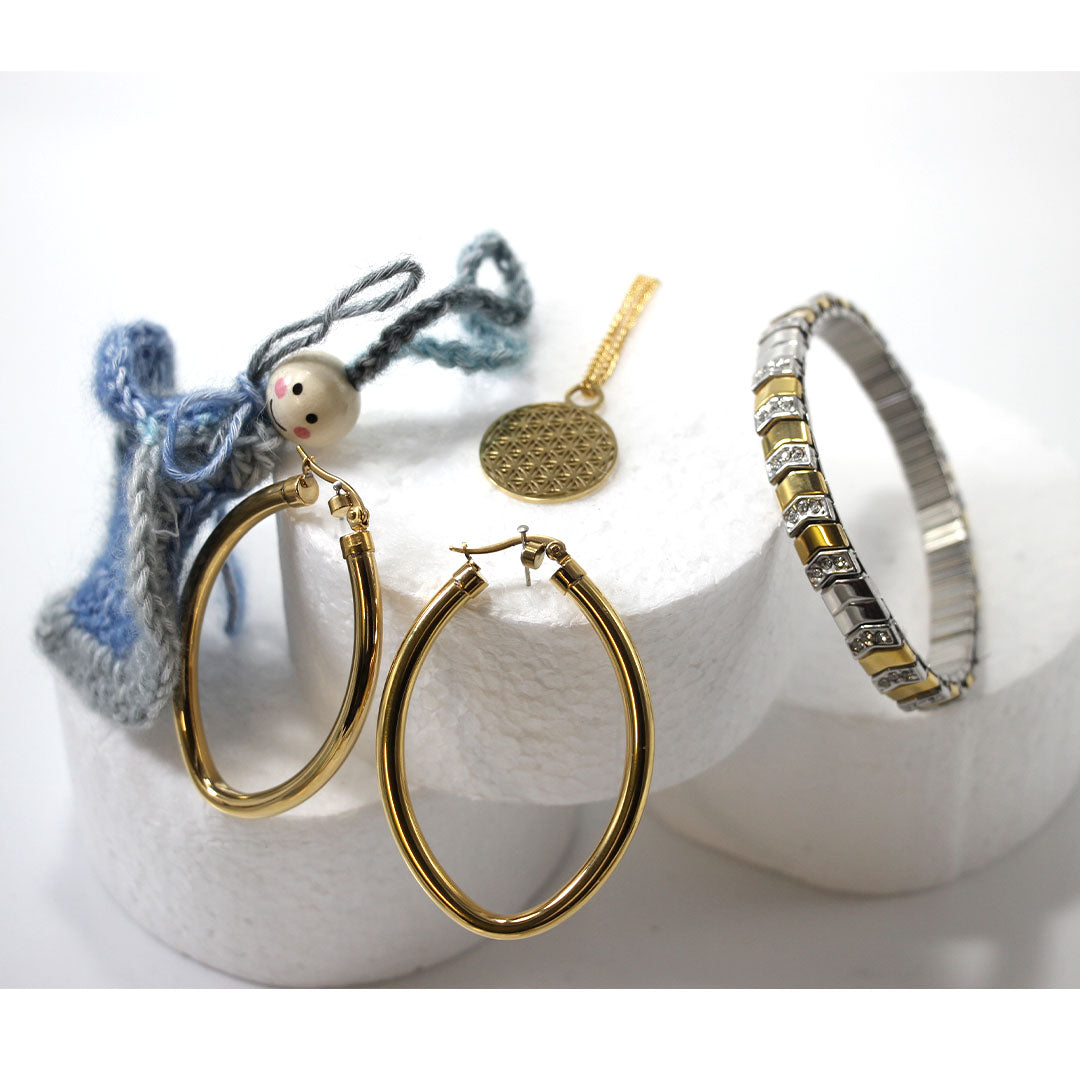 Anhänger-Lebensblume gold 2