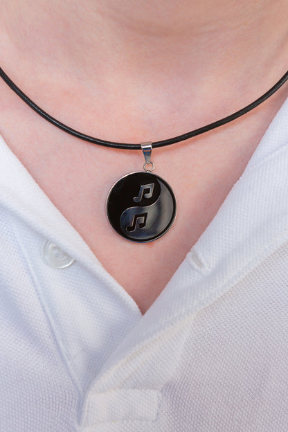 Magnet - Anhänger Yin Yang Noten