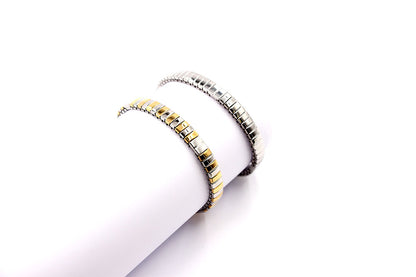 Magnetarmband Flexi Edelstahl glänzend